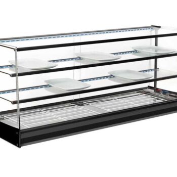 Vitrina refrigerada de tres alturas cerrada con grupo remoto