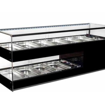 Vitrina de tapas mixta refrigerada y caliente