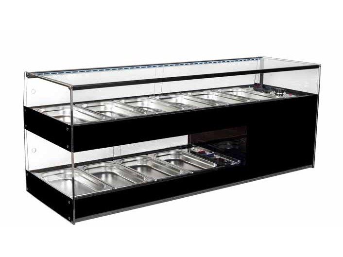 Vitrina de tapas mixta refrigerada y caliente