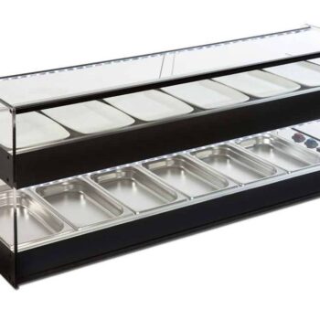 Vitrina refrigerada de doble altura con grupo remoto