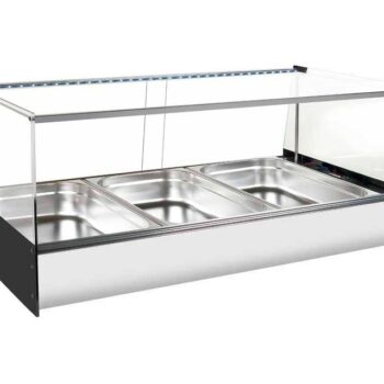 Vitrina refrigerada para comidas para llevar